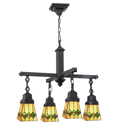 Meyda Tiffany Martini Mission 48033 Chandelier Light - Ha Flame