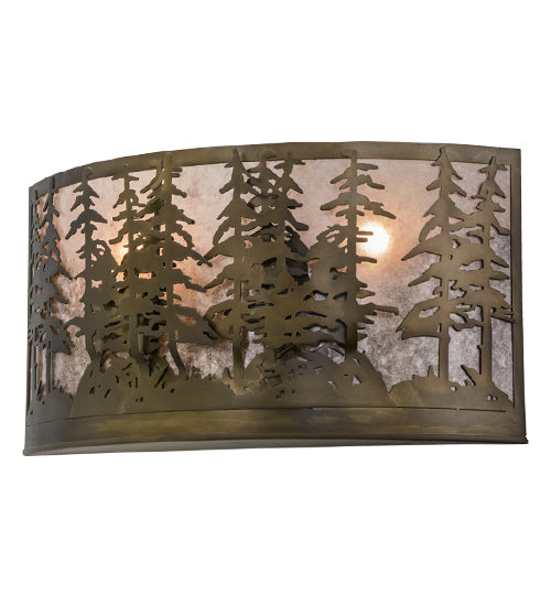 Meyda Tiffany Tall Pines 48082 Wall Light - Antique Copper