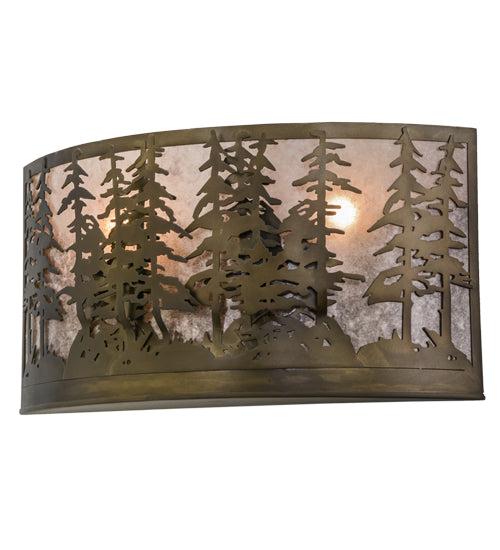 Meyda Tiffany Tall Pines 48082 Wall Light - Antique Copper