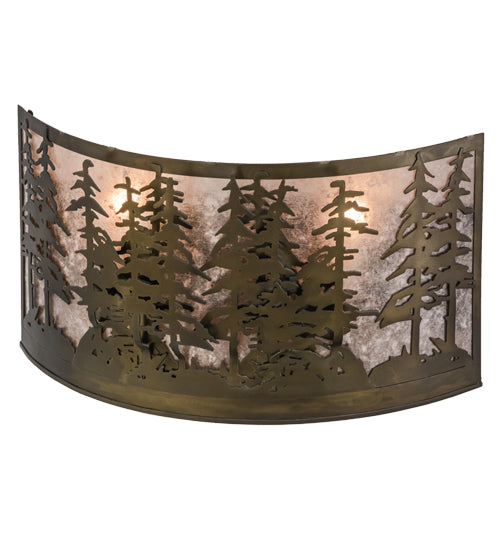 Meyda Tiffany Tall Pines 48082 Wall Light - Antique Copper