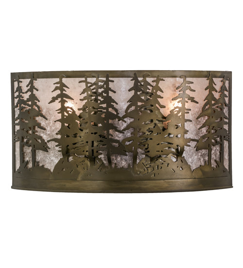 Meyda Tiffany Tall Pines 48082 Wall Light - Antique Copper