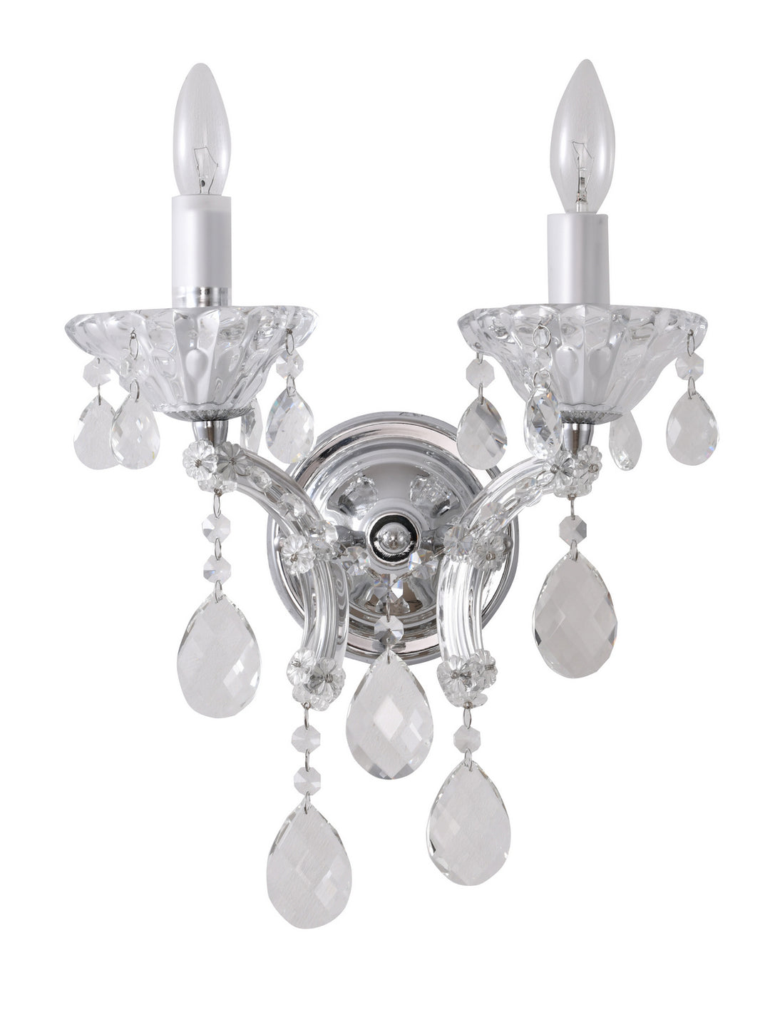 Bethel International Sconce 4307WB-C Wall Sconce Light - Chrome