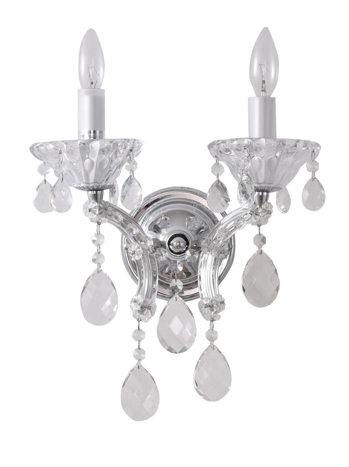 Bethel International Sconce 4307WB-C Wall Sconce Light - Chrome