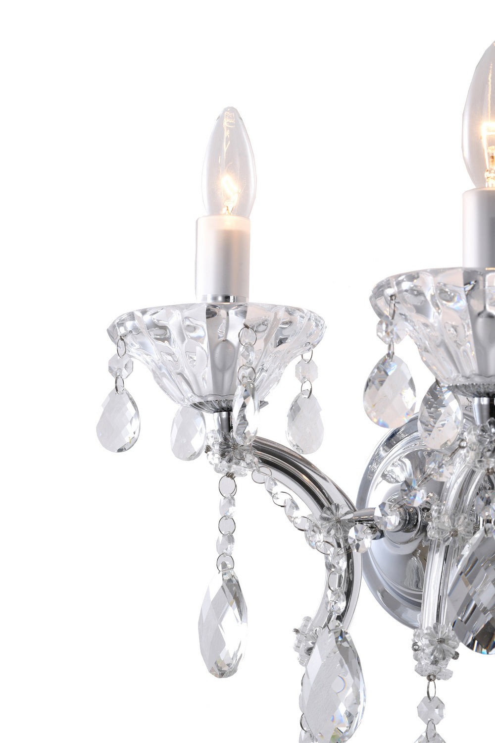 Bethel International Sconce 4307WB-C Wall Sconce Light - Chrome