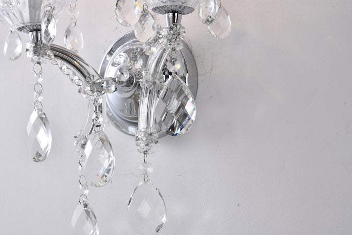 Bethel International Sconce 4307WB-C Wall Sconce Light - Chrome