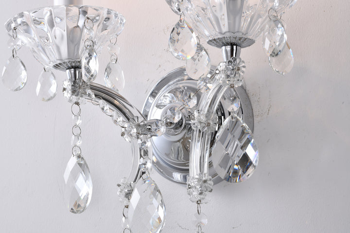Bethel International Sconce 4307WB-C Wall Sconce Light - Chrome