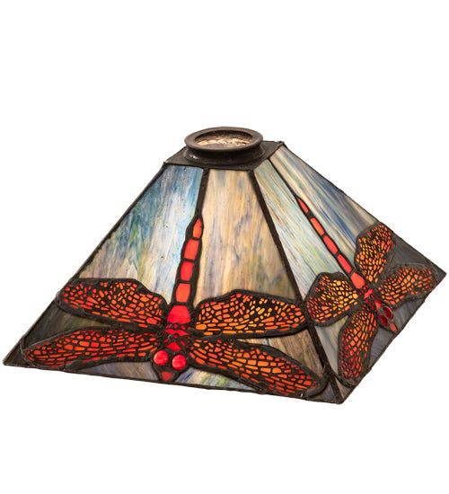 Meyda Tiffany Lighting 48274 Prairie Dragonfly Shade Lamp Shade Multicolored