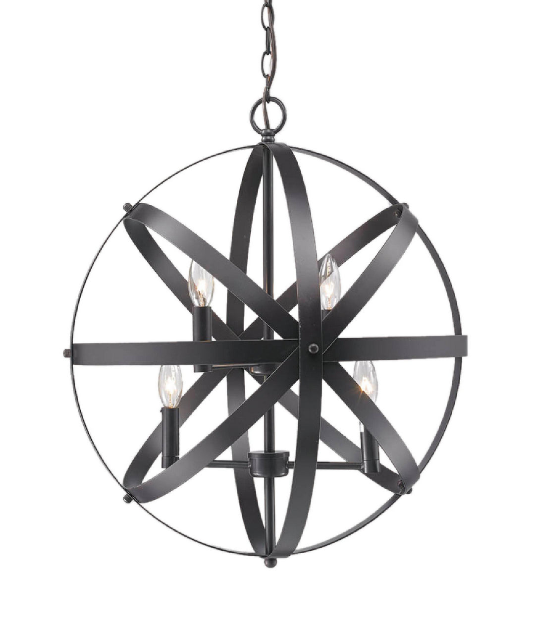Bethel International Pendant YS166 Chandelier Light - Dark Brown