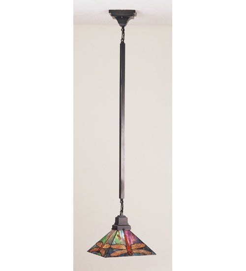 Meyda Tiffany Prairie Dragonfly 48288 Pendant Light - Antique Copper