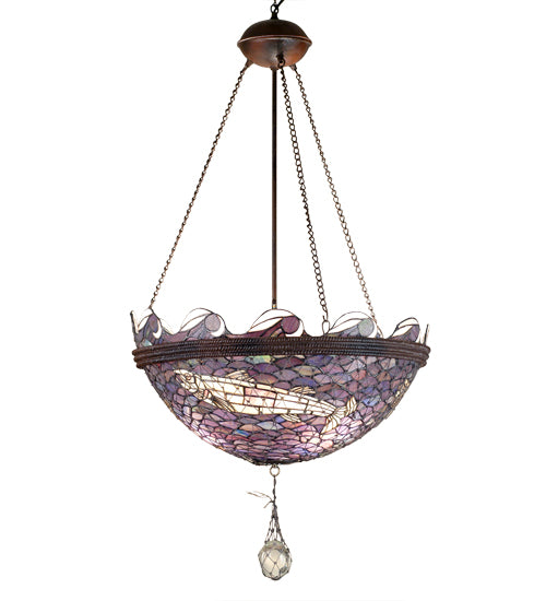 Meyda Tiffany Fishnet 48340 Pendant Light - Bronze