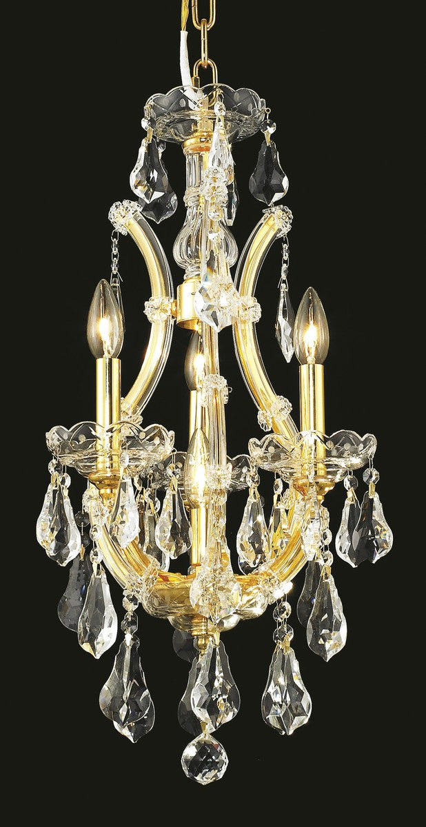 Elegant Maria Theresa 2801D12G/RC Chandelier Light - Gold