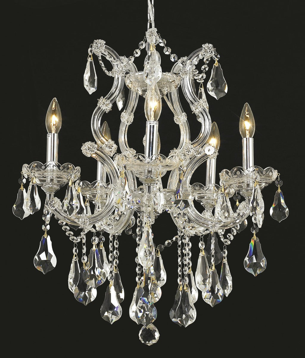 Elegant Maria Theresa 2801D20C/RC Chandelier Light - Chrome