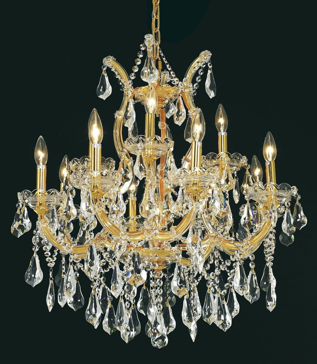 Elegant Maria Theresa 2801D27G/RC Chandelier Light - Gold