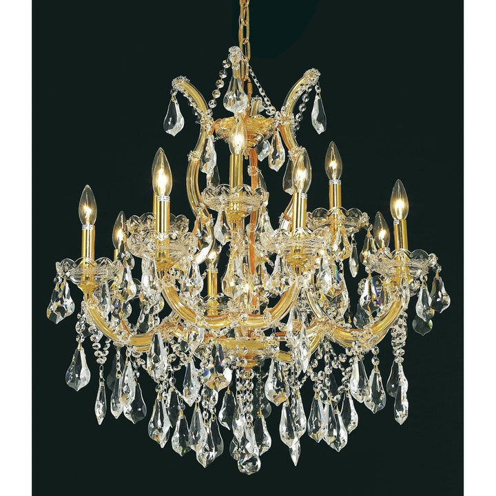 Elegant Maria Theresa 2801D27G/RC Chandelier Light - Gold