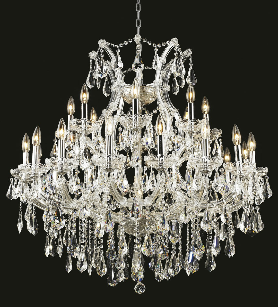 Elegant Maria Theresa 2801D36C/RC Chandelier Light - Chrome