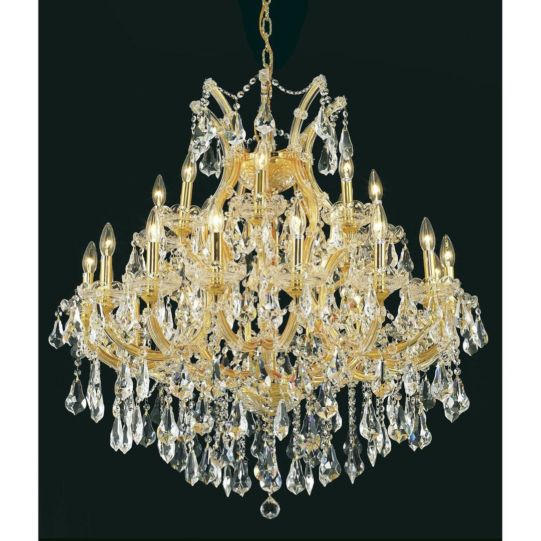 Elegant Maria Theresa 2801D36G/RC Chandelier Light - Gold