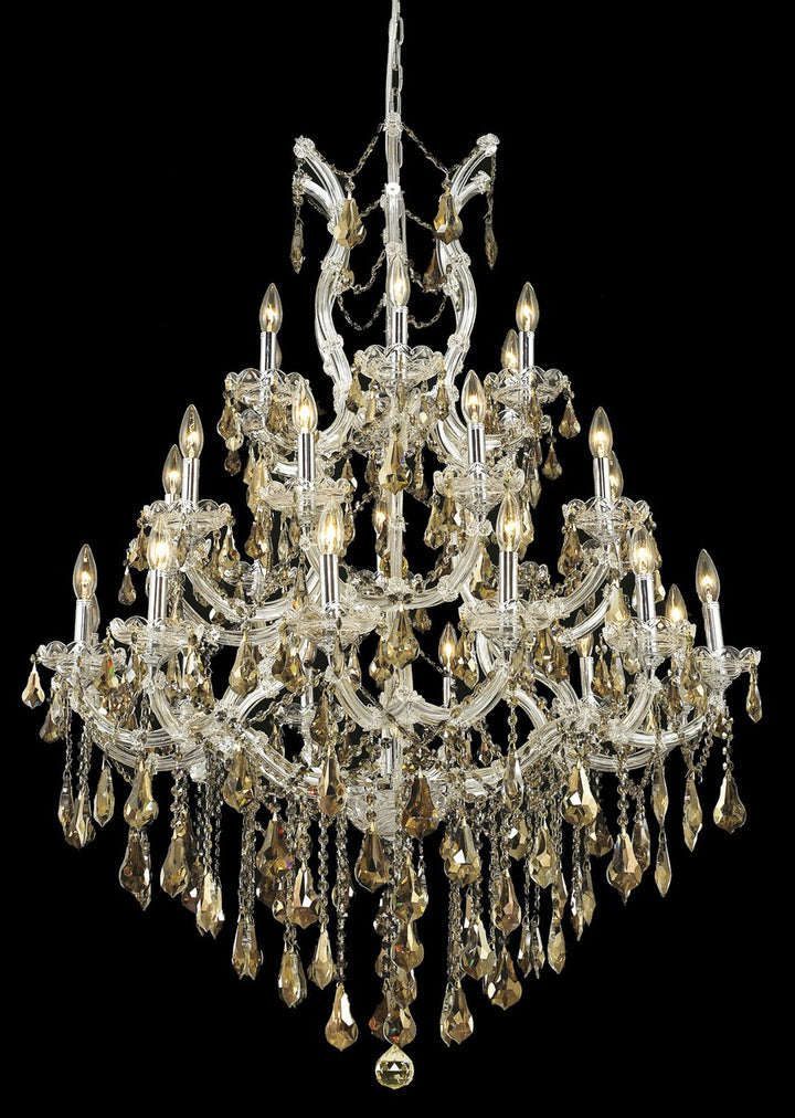 Elegant Maria Theresa 2801D38C-GT/RC Chandelier Light - Chrome