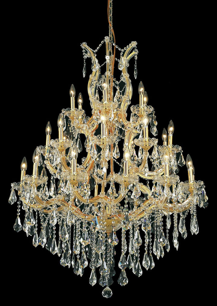 Elegant Maria Theresa 2801D38G/RC Chandelier Light - Gold