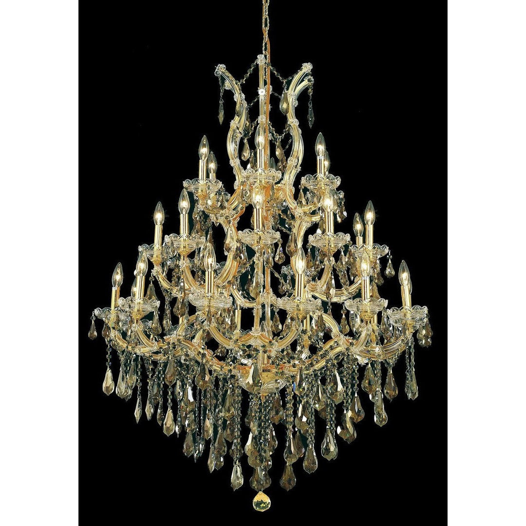 Elegant Maria Theresa 2801D38G-GT/RC Chandelier Light - Gold