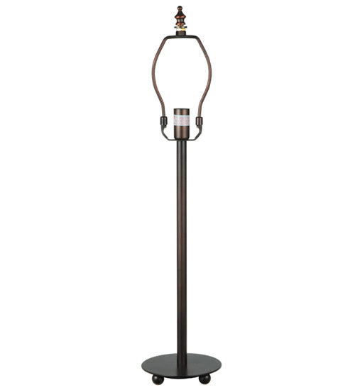 Meyda Tiffany Lighting 48494 Penn One Light Table Base Utility Light Bronze / Dark