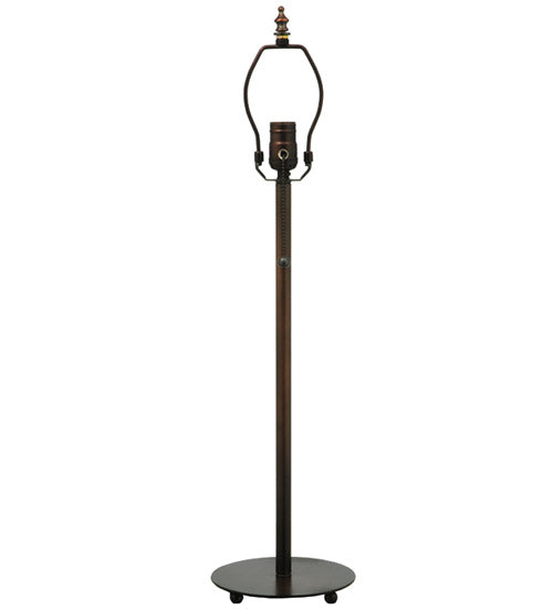 Meyda Tiffany Lighting 48496 Penn One Light Table Base Utility Light Bronze / Dark