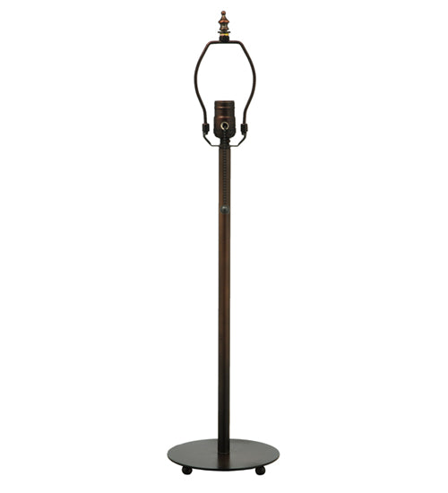 Meyda Tiffany Lighting 48496 Penn One Light Table Base Utility Light Bronze / Dark