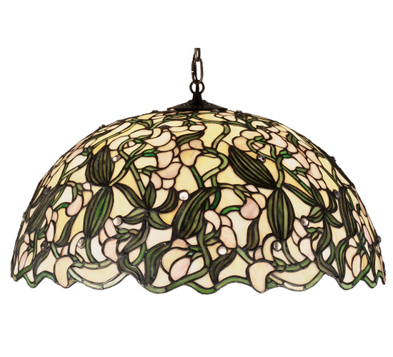 Meyda Tiffany Sweet Pea 48624 Pendant Light - Nickel