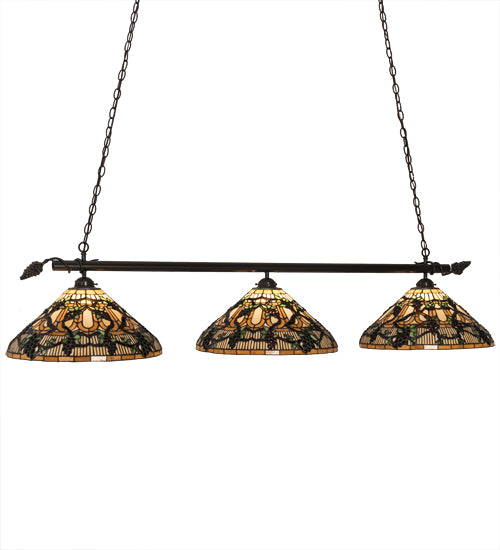 Meyda Tiffany Jeweled Grape 48645 Pendant Light - Timeless Bronze