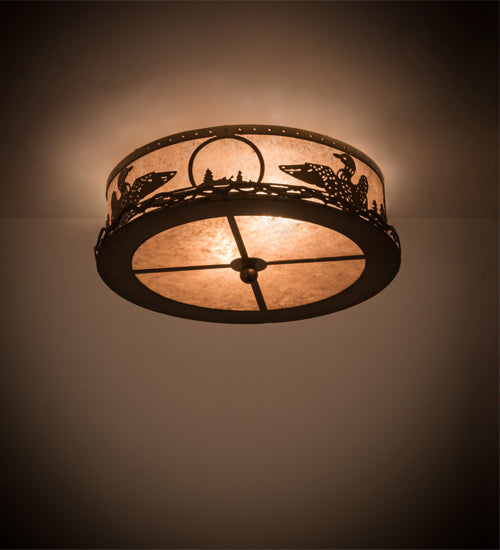 Meyda Tiffany Loon 48796 Ceiling Light - Antique Copper