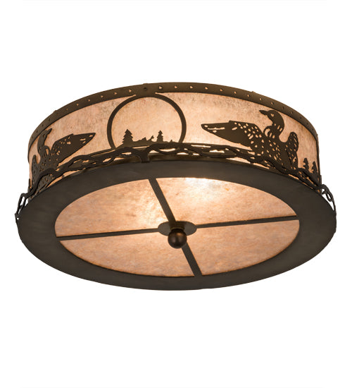 Meyda Tiffany Loon 48796 Ceiling Light - Antique Copper