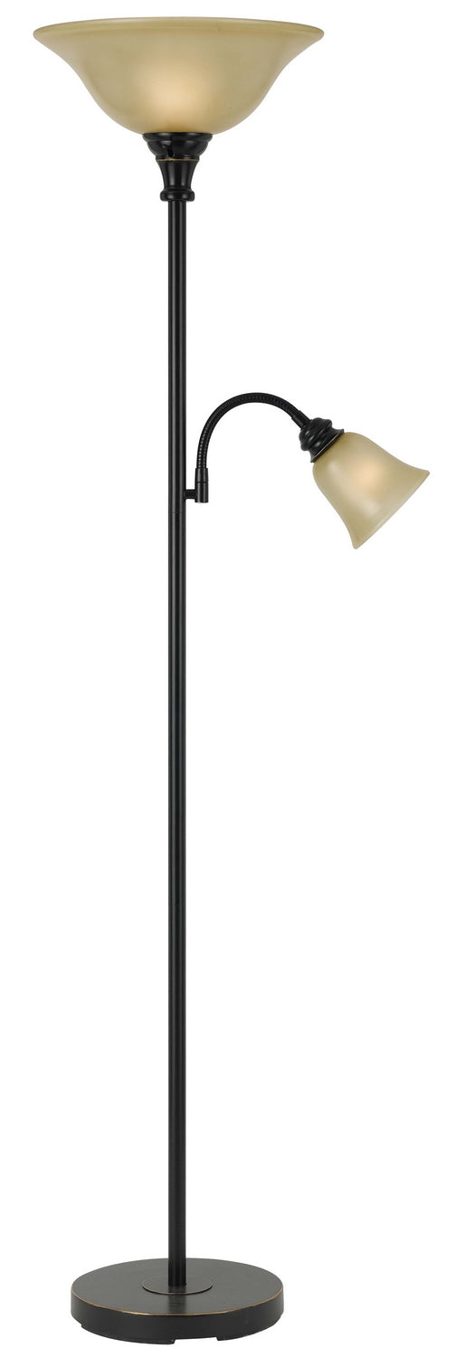 Cal Lighting BO-2391TR-DB Metal Two Light Torchiere Lamp Bronze / Dark