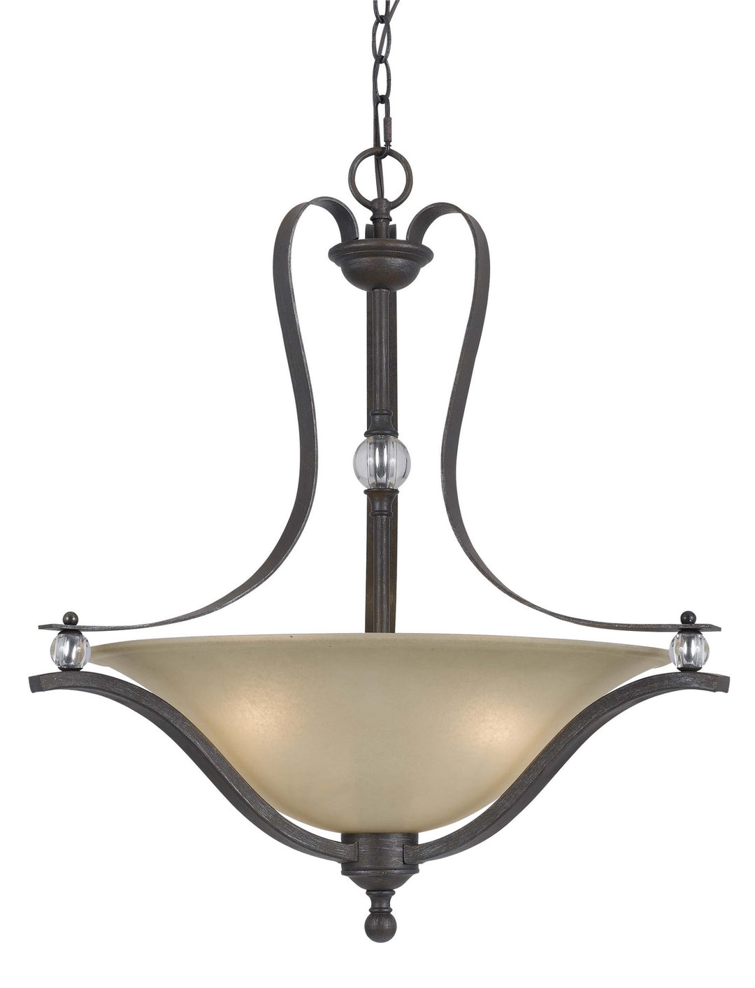 Cal Riverton FX-3530/1P Pendant Light - Dark Bronze