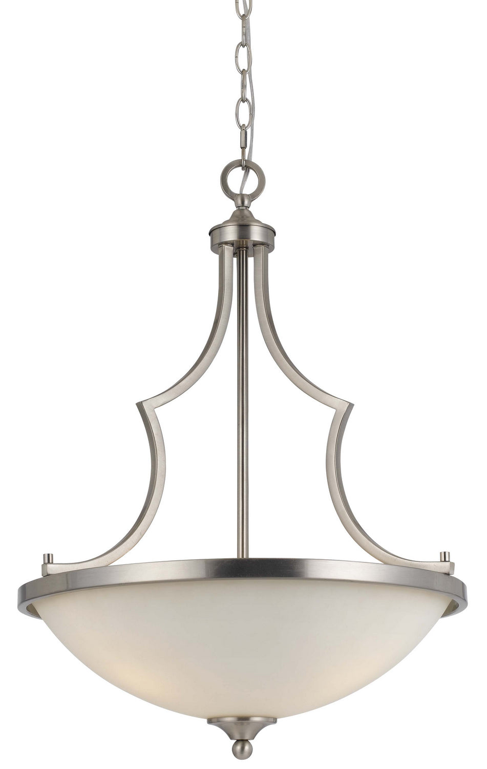 Cal Barrie FX-3531/1P Pendant Light - Brushed Steel