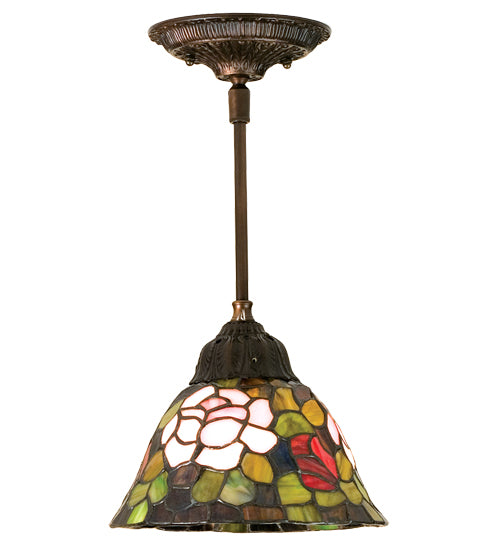 Meyda Tiffany Tiffany Rosebush 48927 Pendant Light - Rust