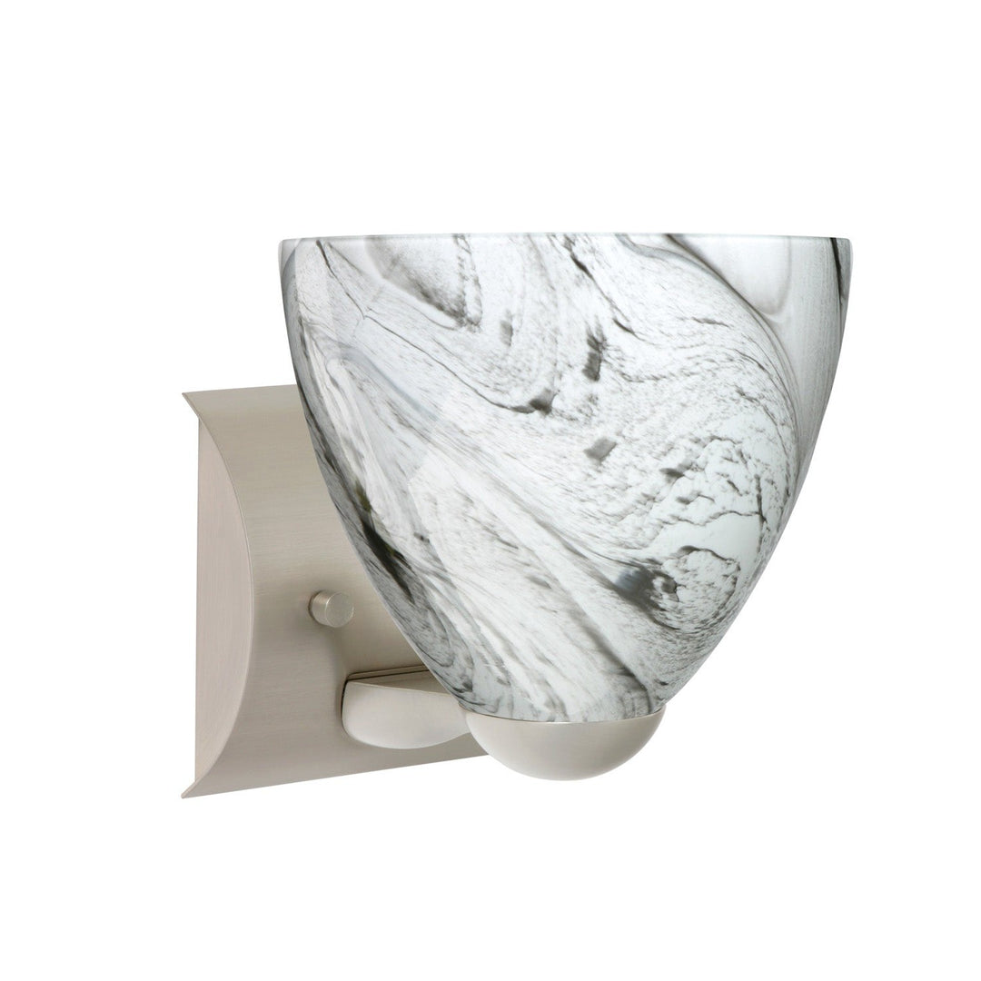 Besa Sasha 1WZ-7572MG-LED-SN Wall Sconce Light - Satin Nickel