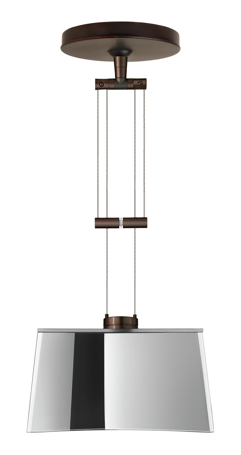 Besa Groove 1XA-6773MR-BR Pendant Light - Bronze