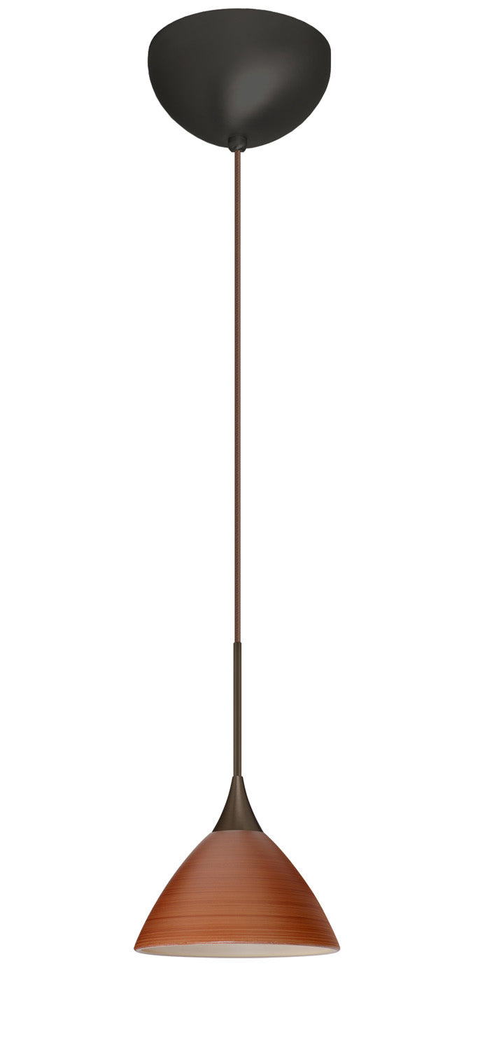 Besa Domi 1XC-1743CH-LED-BR Pendant Light - Bronze