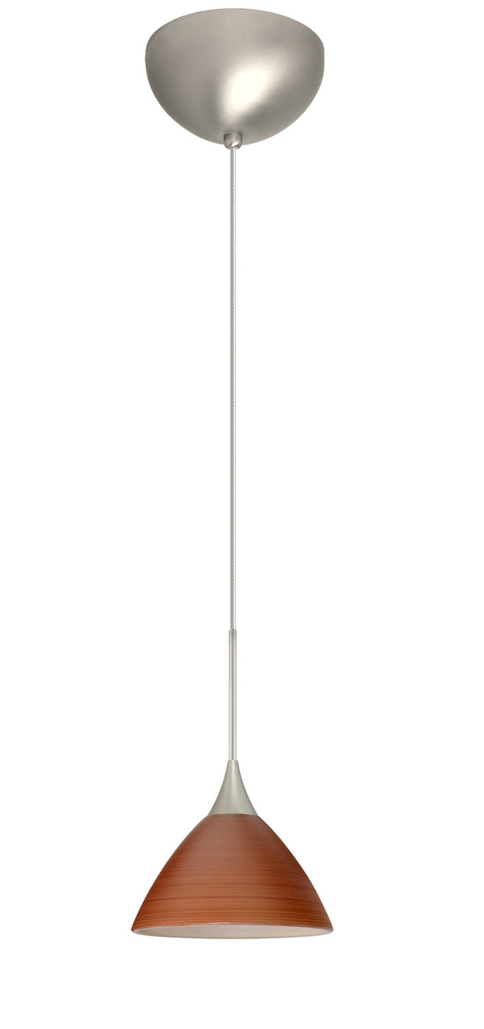 Besa Domi 1XC-1743CH-LED-SN Pendant Light - Satin Nickel