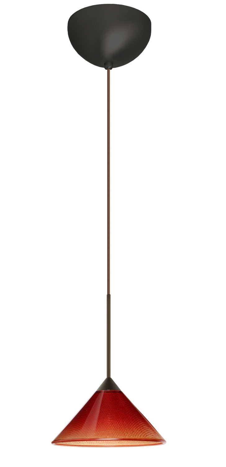 Besa Kona 1XC-117681-LED-BR Pendant Light - Bronze