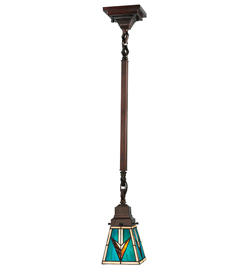 Meyda Tiffany Valencia Mission 48974 Pendant Light - Ebna Amber Beige