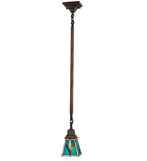 Meyda Tiffany Valencia Mission 48978 Pendant Light - Antique