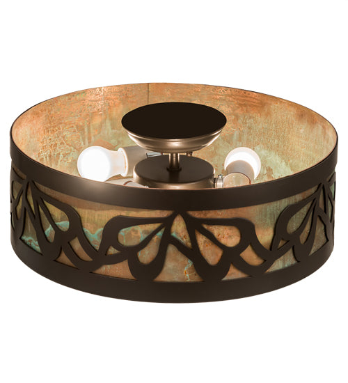 Meyda Tiffany Morning Glory 49000 Ceiling Light - Timeless Bronze