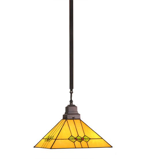 Meyda Tiffany Martini Mission 49114 Pendant Light - Nickel