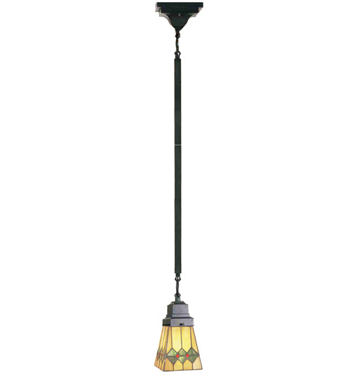 Meyda Tiffany Martini Mission 49119 Pendant Light - Matte Copper Vein