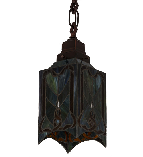 Meyda Tiffany Cottage Mission 49125 Pendant Light - Pbnawg Ha Clear