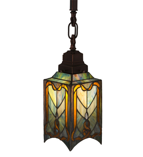 Meyda Tiffany Cottage Mission 49125 Pendant Light - Pbnawg Ha Clear