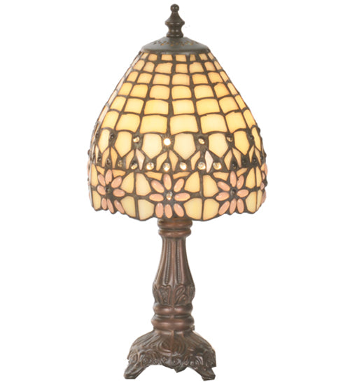 Meyda Tiffany Lighting 49190 Victorian Flourish One Light Table Base Lamp Bronze / Dark