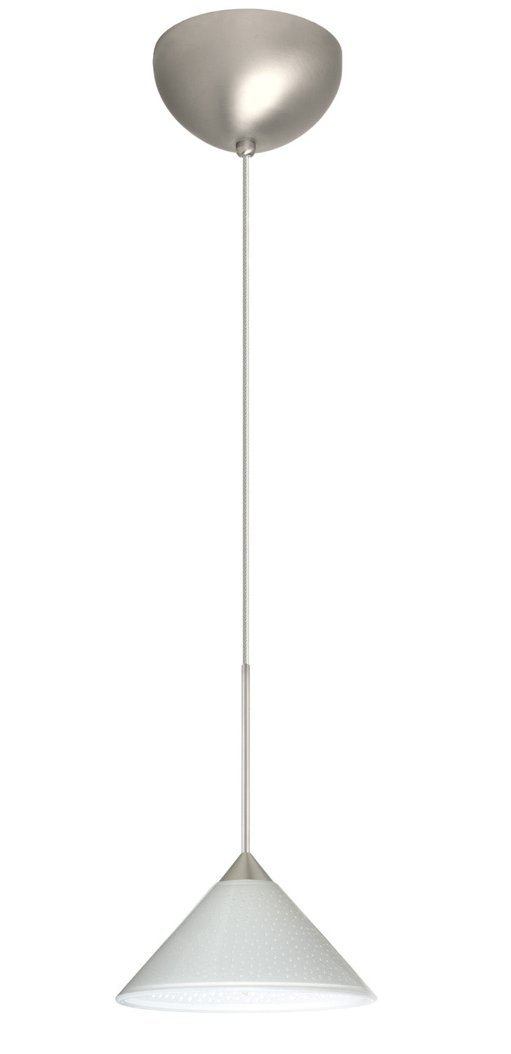 Besa Kona 1XC-282453-LED-SN Pendant Light - Satin Nickel