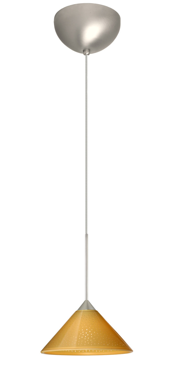 Besa Kona 1XC-282490-LED-SN Pendant Light - Satin Nickel