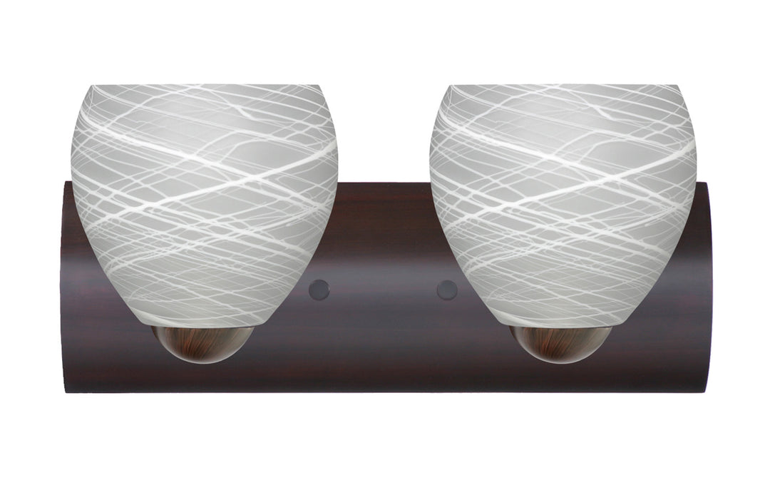 Besa Bolla 2WZ-412260-LED-BR Bath Vanity Light 23 in. wide - Bronze